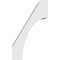 Ekena Millwork 3-in. W x 6-in. D x 10-in. H Westlake Architectural Grade PVC Knee Brace BRCP03X06X10WTL - alternate 3